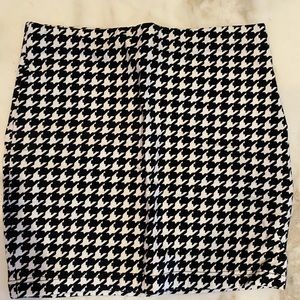 Houndstooth Forever 21 Skirt Medium